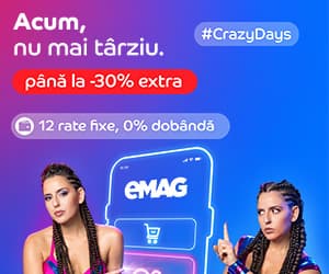 eMAG Crazy Days: până la -30% extra