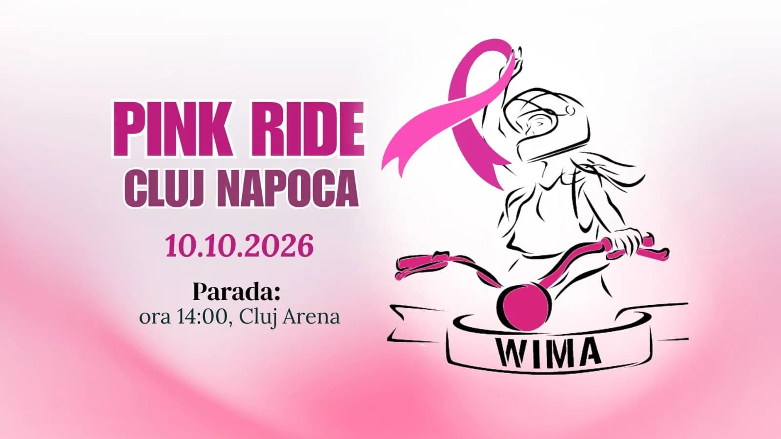Pink Ride Cluj-Napoca Ediția a III-a