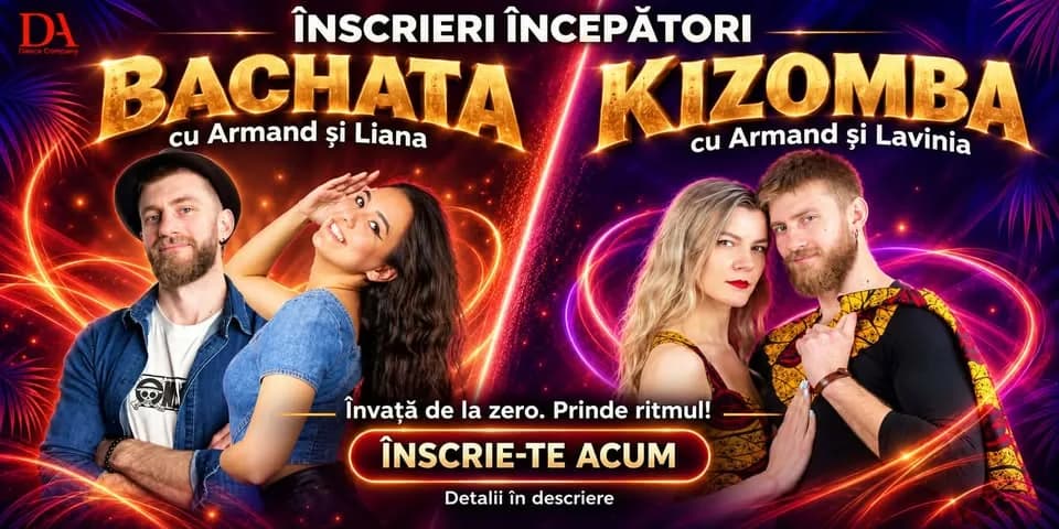 D.A. Cours débutants Kizomba & Bachata Iasi