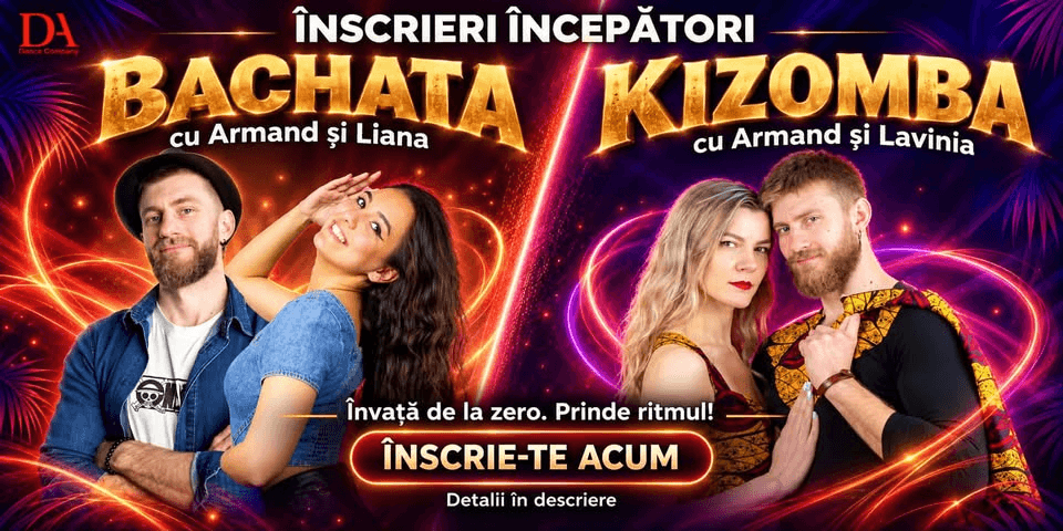D.A. Cursuri Începători Kizomba & Bachata Iasi