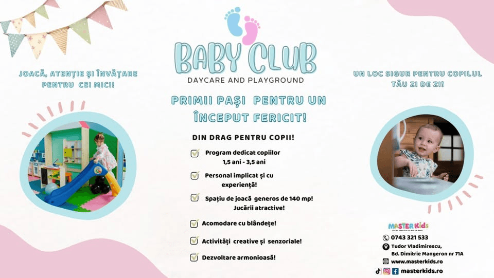 Baby Club | Program copii 1,5–3,5 ani