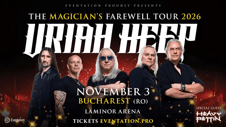 URIAH HEEP - 03.11 - BUCHAREST, LAMINOR
