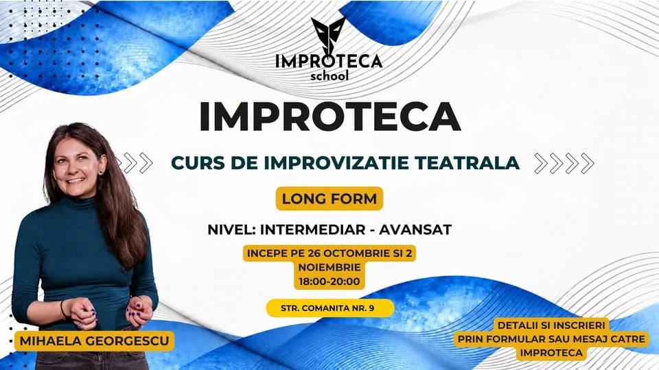 Curs de Long Form - Trainer Mihaela Georgescu