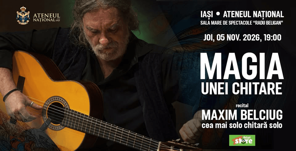 Magia unei chitare - Recital Maxim Belciug - Iasi