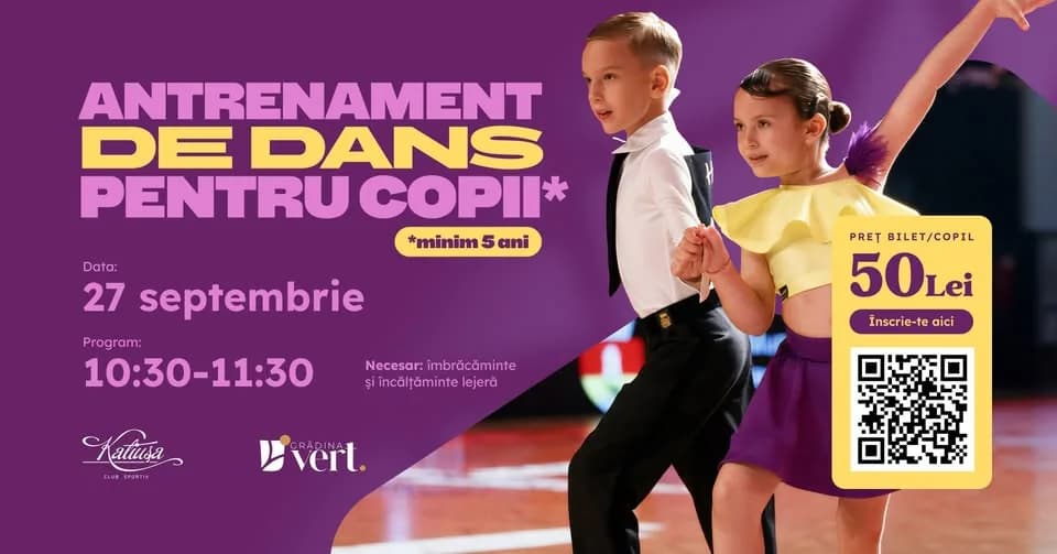 Antrenament de dans pentru copii