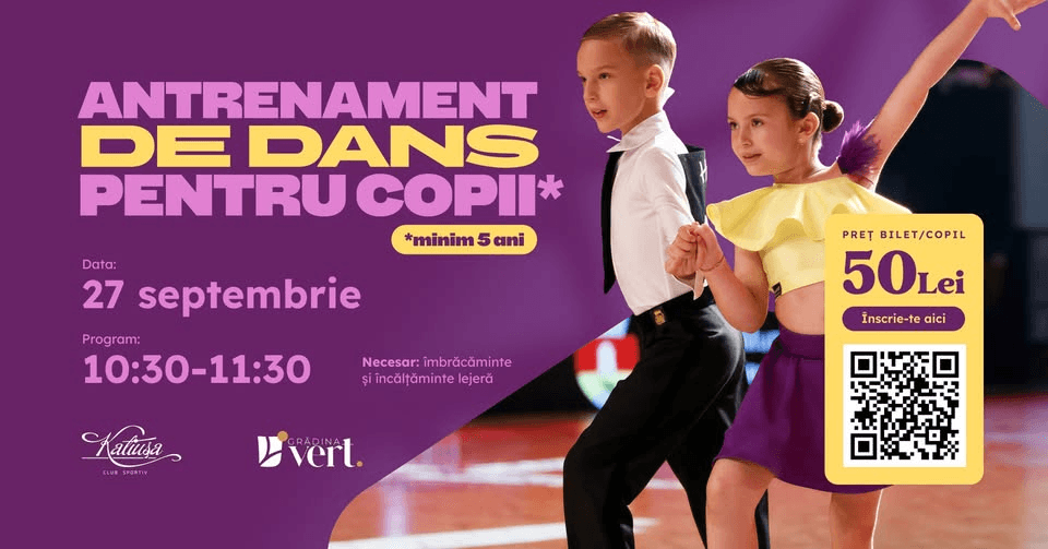 Antrenament de dans pentru copii