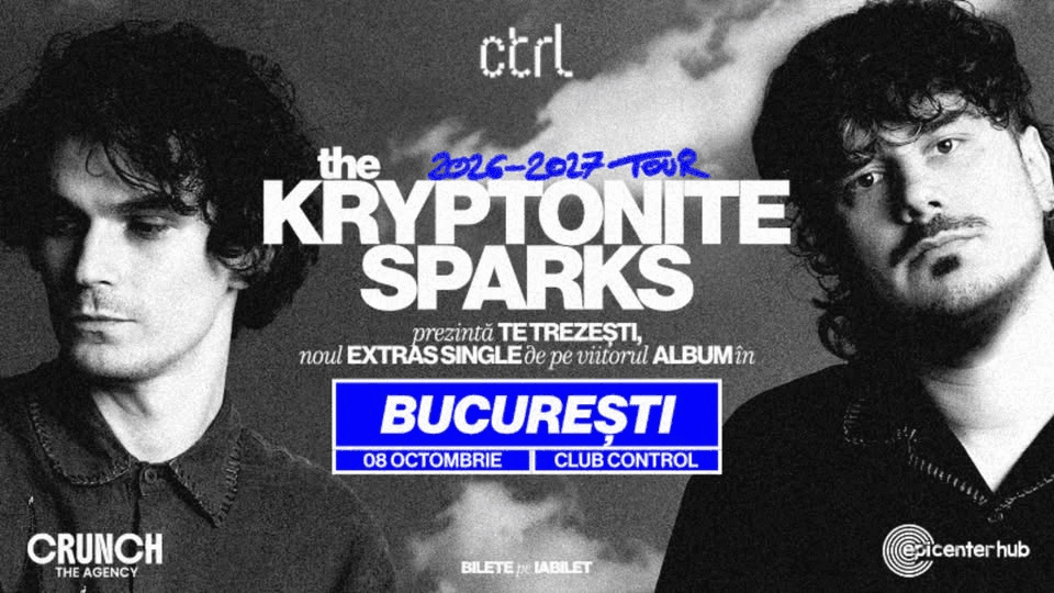 The Kryptonite Sparks • Lansare TE TREZEȘTI • Bucuresti • Control Club • 8 octombrie