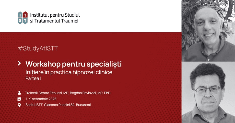 Workshop pentru specialiști | Inițiere în practica hipnozei clinice