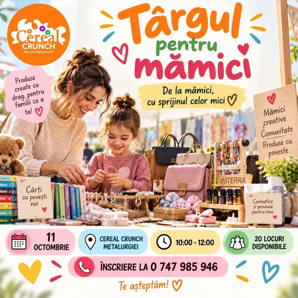 Târgul pentru Mǎmici la Cereal Crunch Metalurgiei