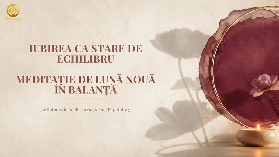 Iubirea ca stare de echilibru | Meditație de Lună Nouă în Balanță