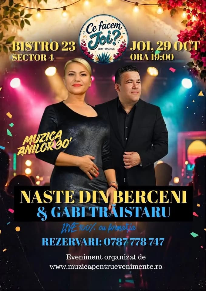 Ce facem Joi? | Muzica anilor '90 cu Naste din Berceni & Gabi Trăistaru @Bistro 23