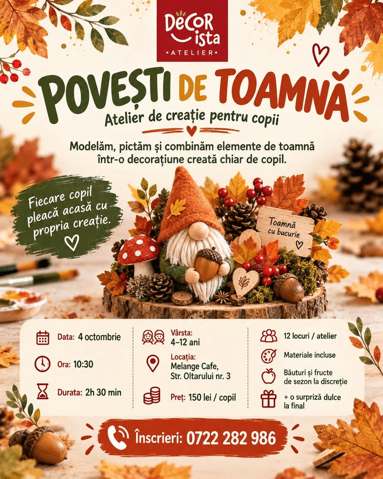 Atelier creativ pentru copii