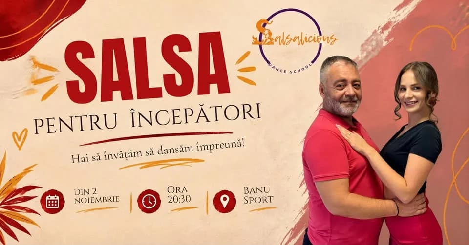 Cursuri de dans: SALSA pentru Incepatori