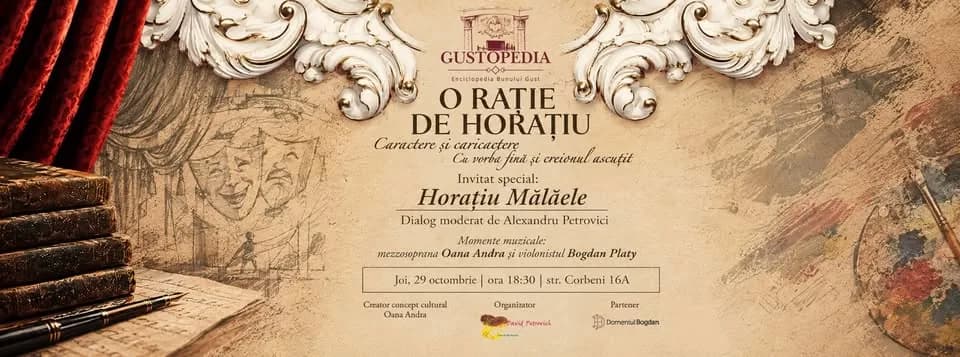 GUSTOPEDIA "O RAȚIE DE HORAȚIU" Invitat Special Horațiu Mălăele