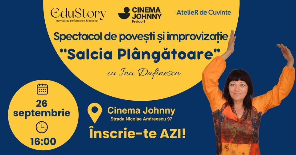 Spectacol ,,Salcia Plângătoare" la Cinema Johnny Timișoara