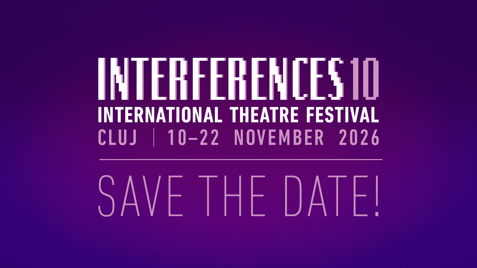 Interferences International Theatre Festival 2026