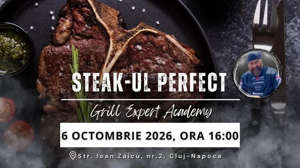 Curs Steak-ul perfect 2026 - Grill Expert Academy