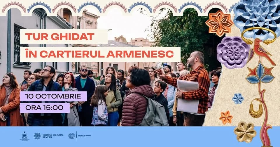Cartierul Armenesc: tur de Ziua limbii, alfabetului și culturii armene