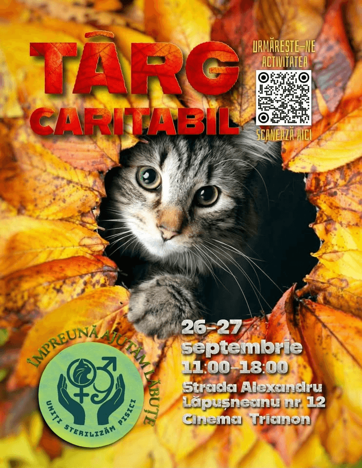 Targ caritabil Uniti Sterilizam Pisici