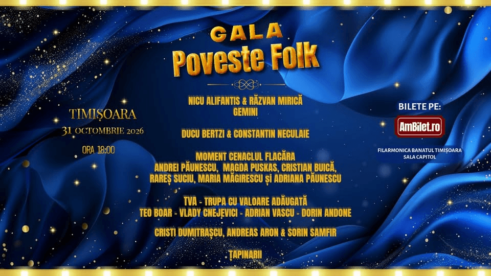Gala POVESTE FOLK Timisoara editia a II-a