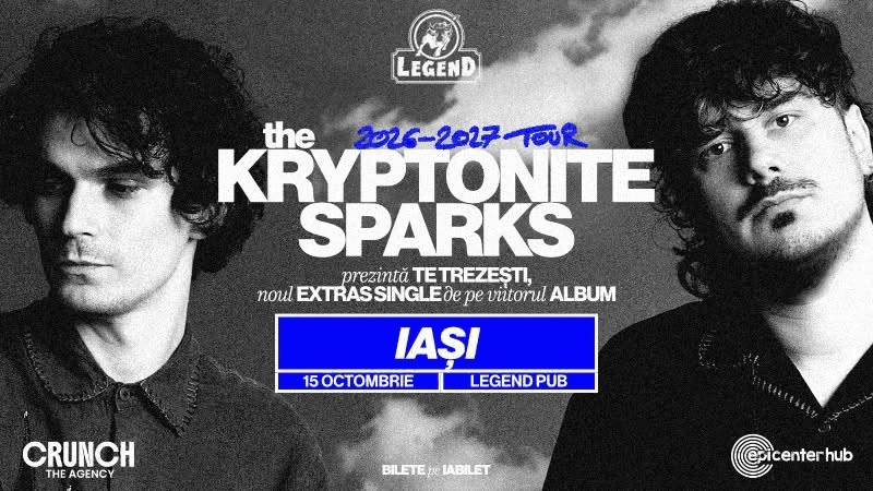 The Kryptonite Sparks • Lansare TE TREZEȘTI • Iasi • Legend Pub • 15 octombrie