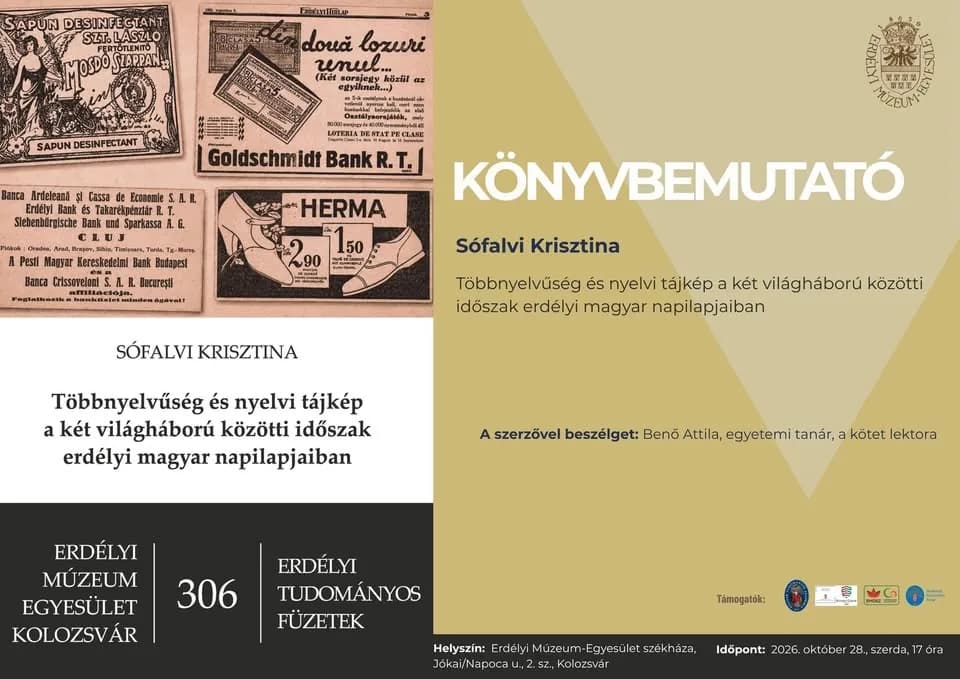 Sófalvi Krisztina kötetének bemutatója