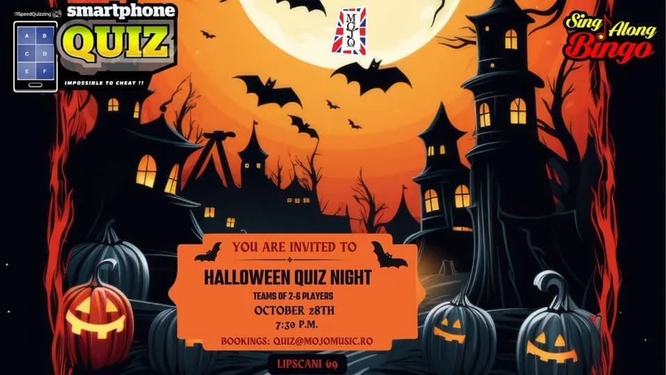 Halloween Speed Quiz - 28th October