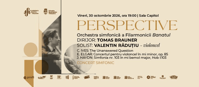 PERSPECTIVE | Orchestra FBT | Dirijor: TOMÁŠ BRAUNER | Solist: VALENTIN RĂDUȚIU – violoncel