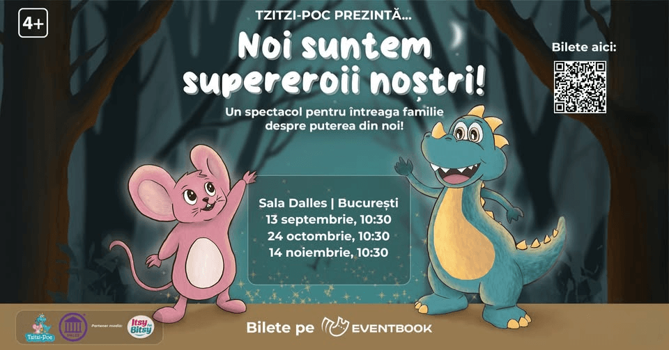 „Noi suntem supereroii noștri!” - un spectacol de teatru pentru întreaga familie | București