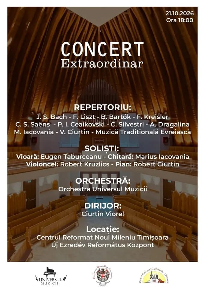 CONCERT EXTRAORDINAR - UNIVERSUL MUZICII