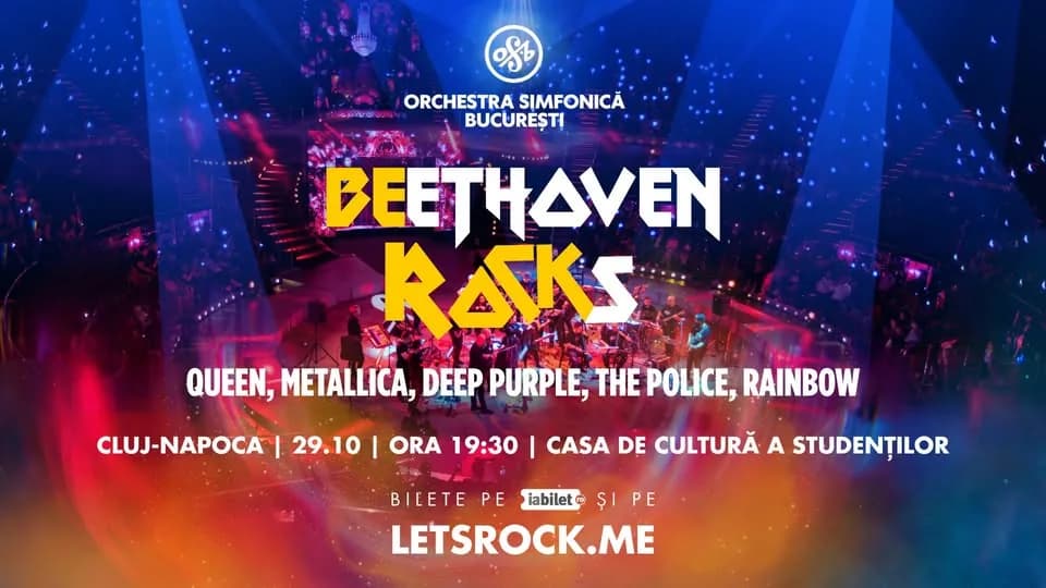 BEethoven ROCKs: Cluj-Napoca - 29 Octombrie