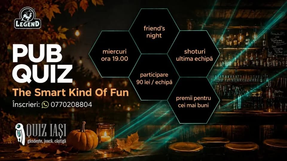 Pub Quiz @Legend - (toamnă, 9)