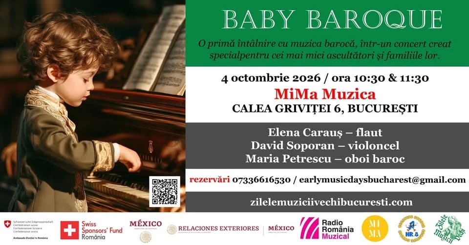 BABY BAROQUE – Zilele Muzicii Vechi Bucuresti 2026