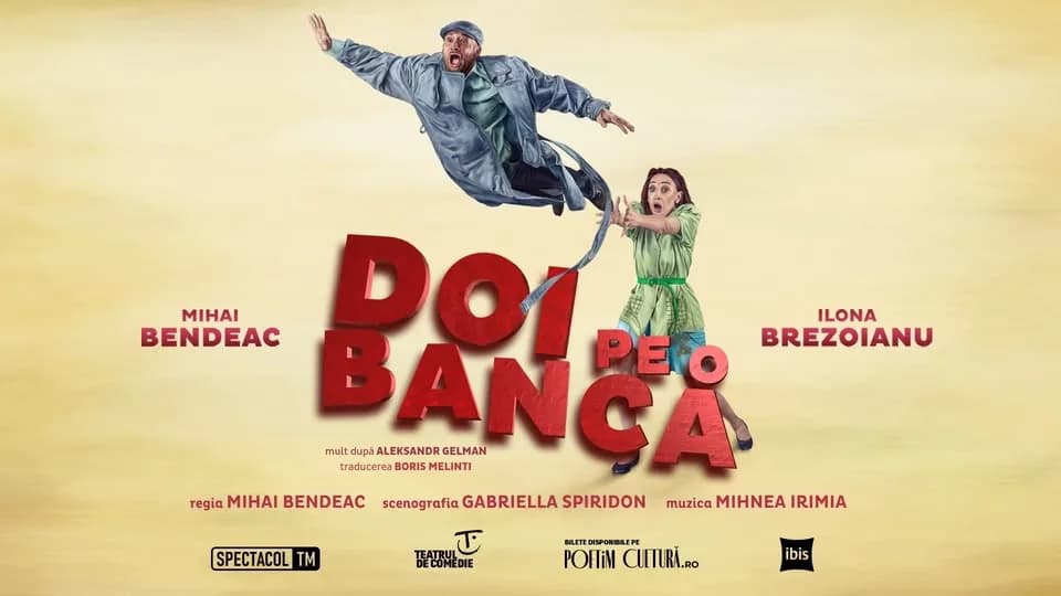 CLUJ-NAPOCA: Doi pe o bancǎ // Mihai Bendeac - Ilona Brezoianu