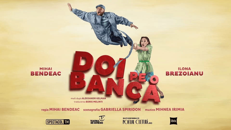 CLUJ-NAPOCA: Doi pe o bancǎ // Mihai Bendeac - Ilona Brezoianu