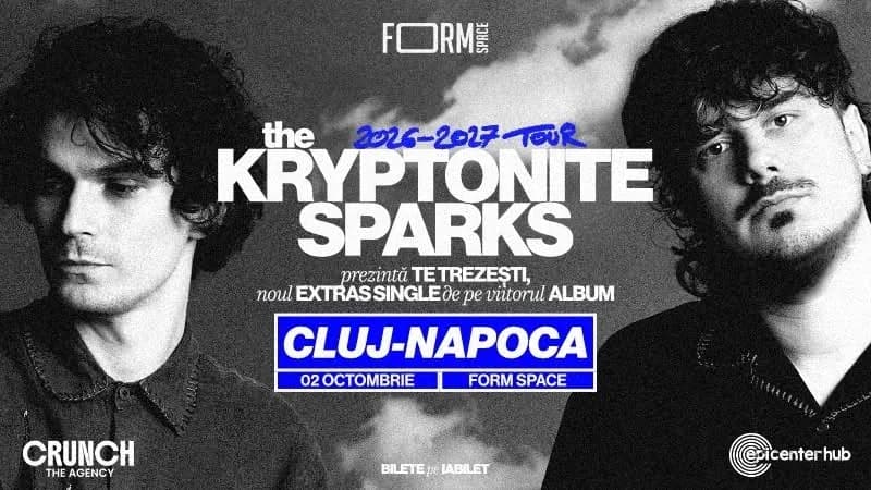 The Kryptonite Sparks • Lansare TE TREZEȘTI • Cluj-Napoca • FORM Space • 22 octombrie