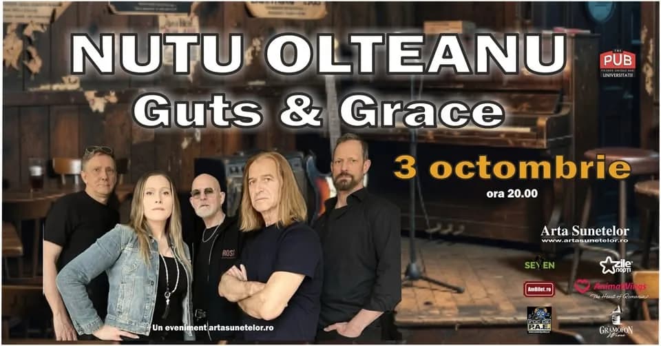 Nuţu Olteanu's Guts & Grace au Pub Universităţii