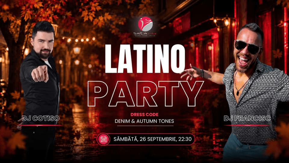 LATINO PARTY by BAILArte - 26 Septembrie | Cluj-Napoca
