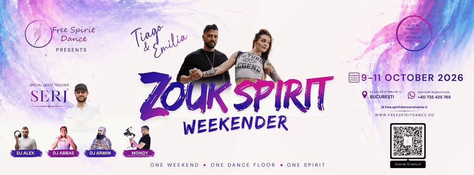 Zouk Spirit Weekender with Tiago & Emilia