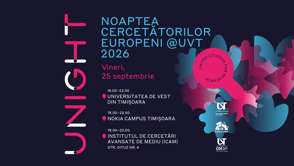 Noaptea Cercetătorilor Europeni @ UVT 2026