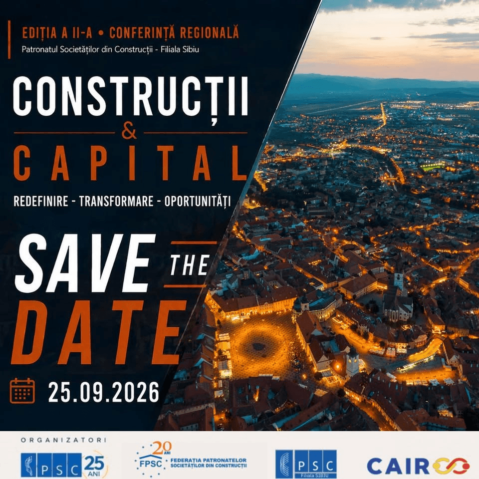 Conferinta Regionala PSC Sibiu - Construcții & Capital – ediția a II-a