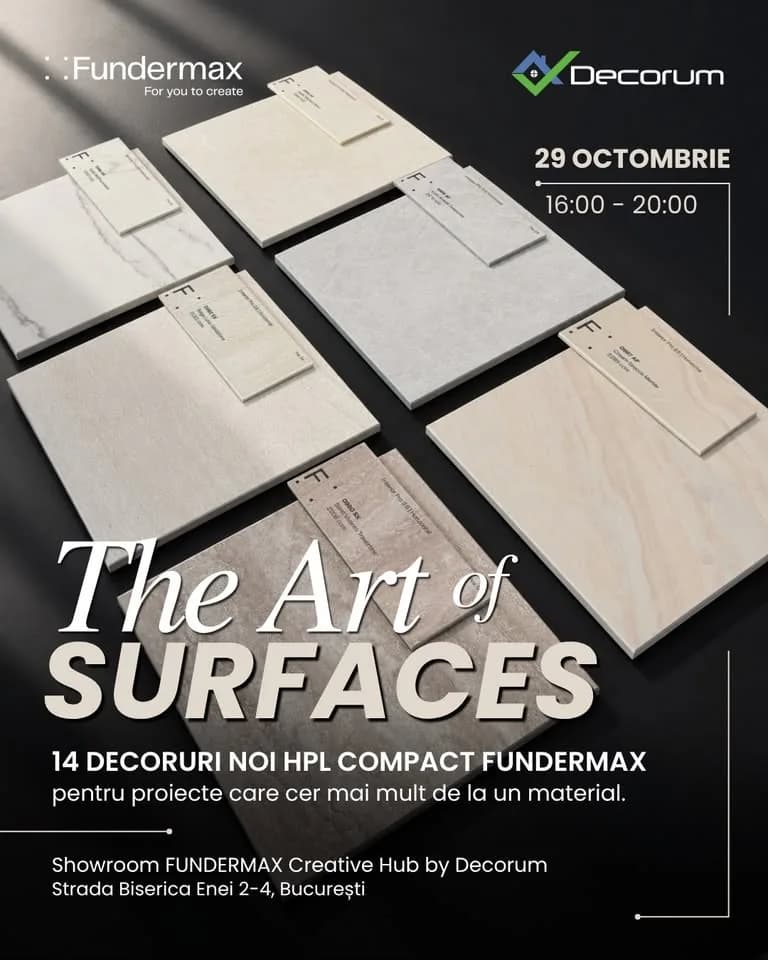 THE ART OF SURFACES | Fundermax x Decorum
