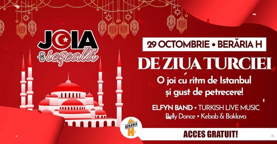 Joia de ieșeală specială | de Ziua Turciei | 29 octombrie