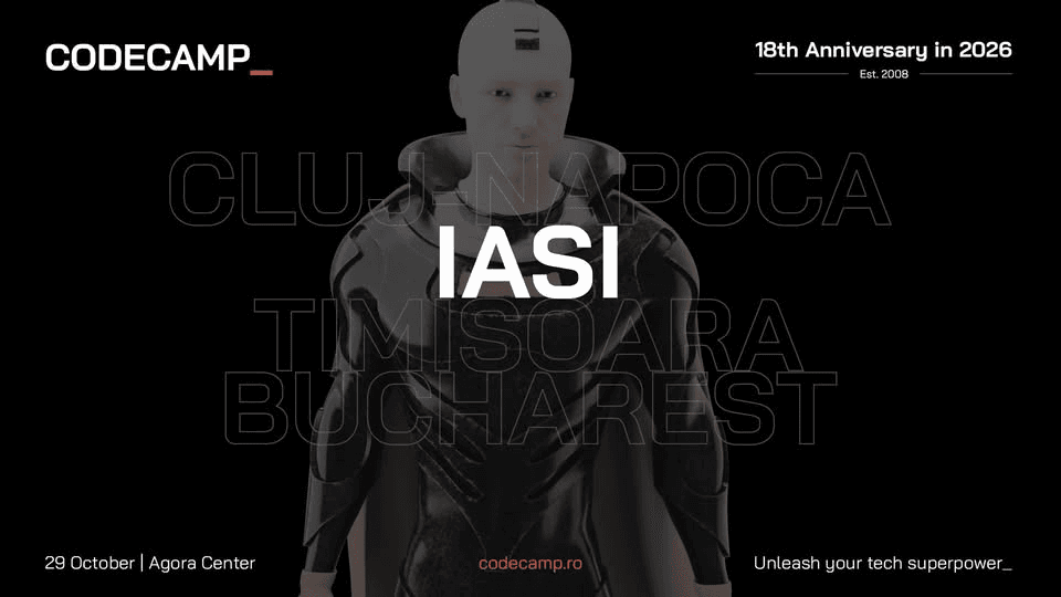 Codecamp Iasi 27-29 October 2026 - It's about what happens next_