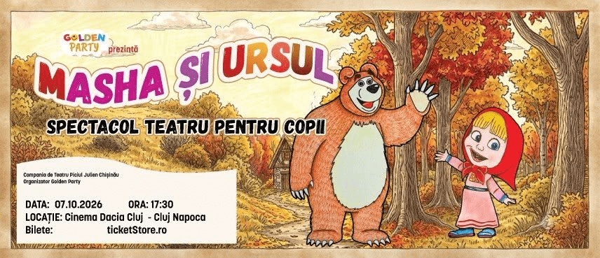 Masha si Ursul - Cluj Napoca