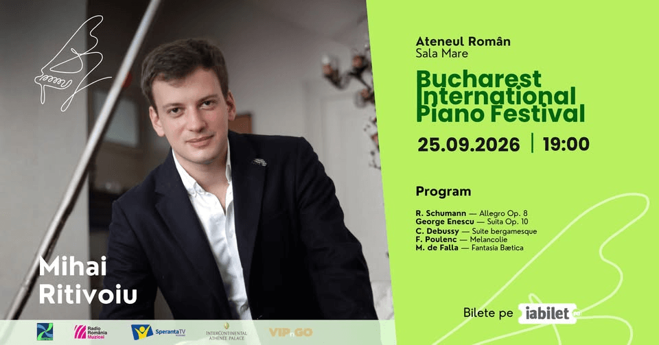Mihai Ritivoiu – Recital de pian | Bucharest International Piano Festival