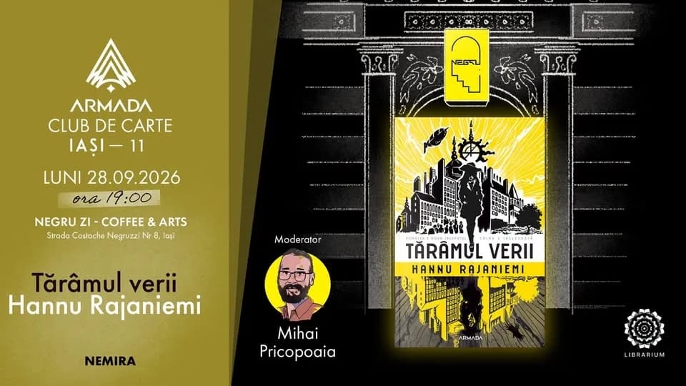 Club de carte Armada Iași #11 - Tărâmul verii, de Hannu Rajaniemi