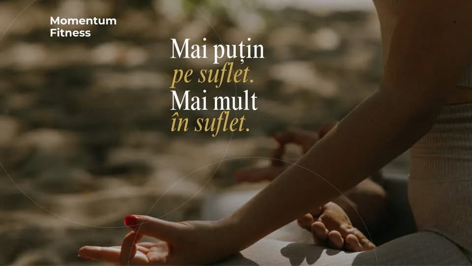 Mai puțin pe suflet. Mai mult în suflet.