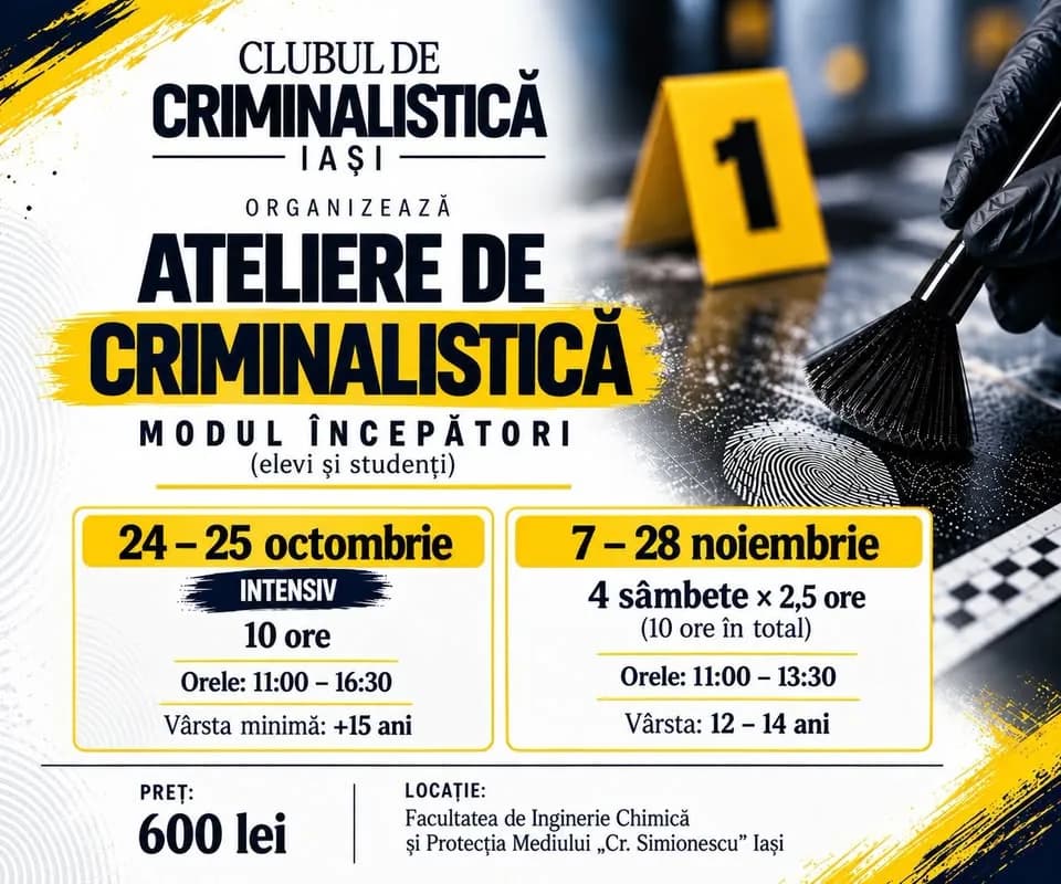 Ateliere de criminalistică