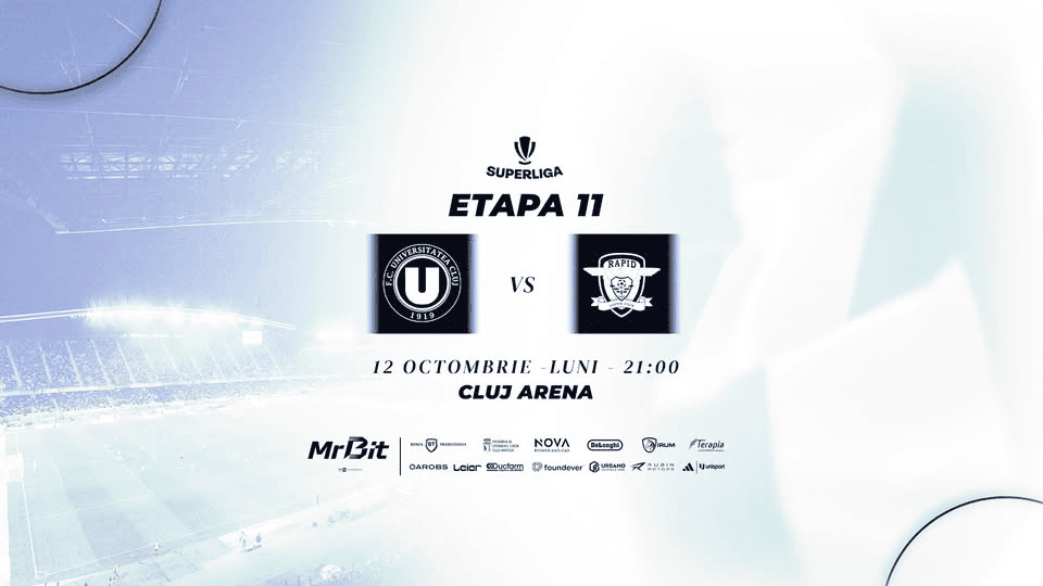 SUPERLIGA FC Universitatea Cluj - Rapid București